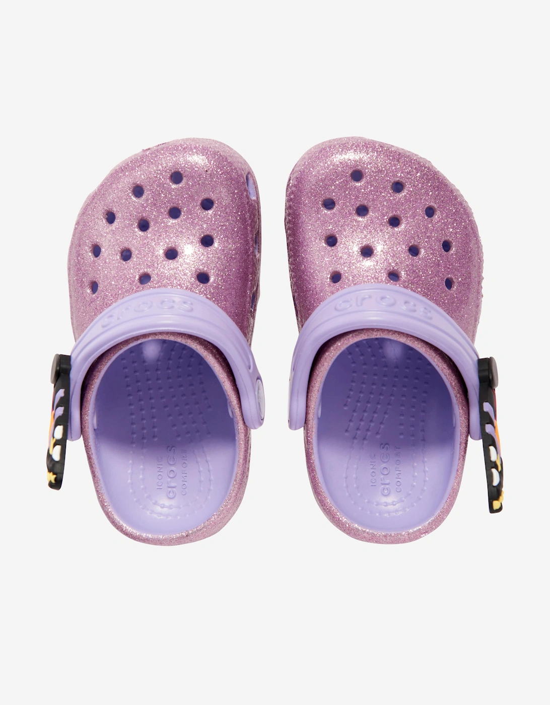 Girls Classic IAM Butterfly Clog in Purple