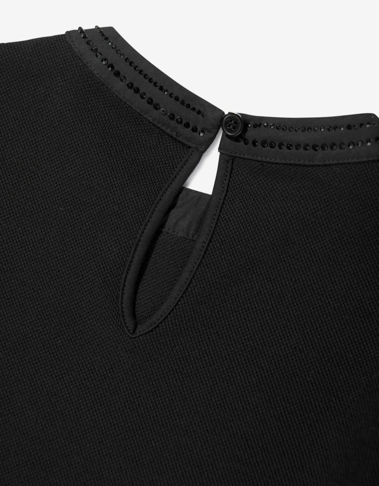 Girls Cotton Dress in Black