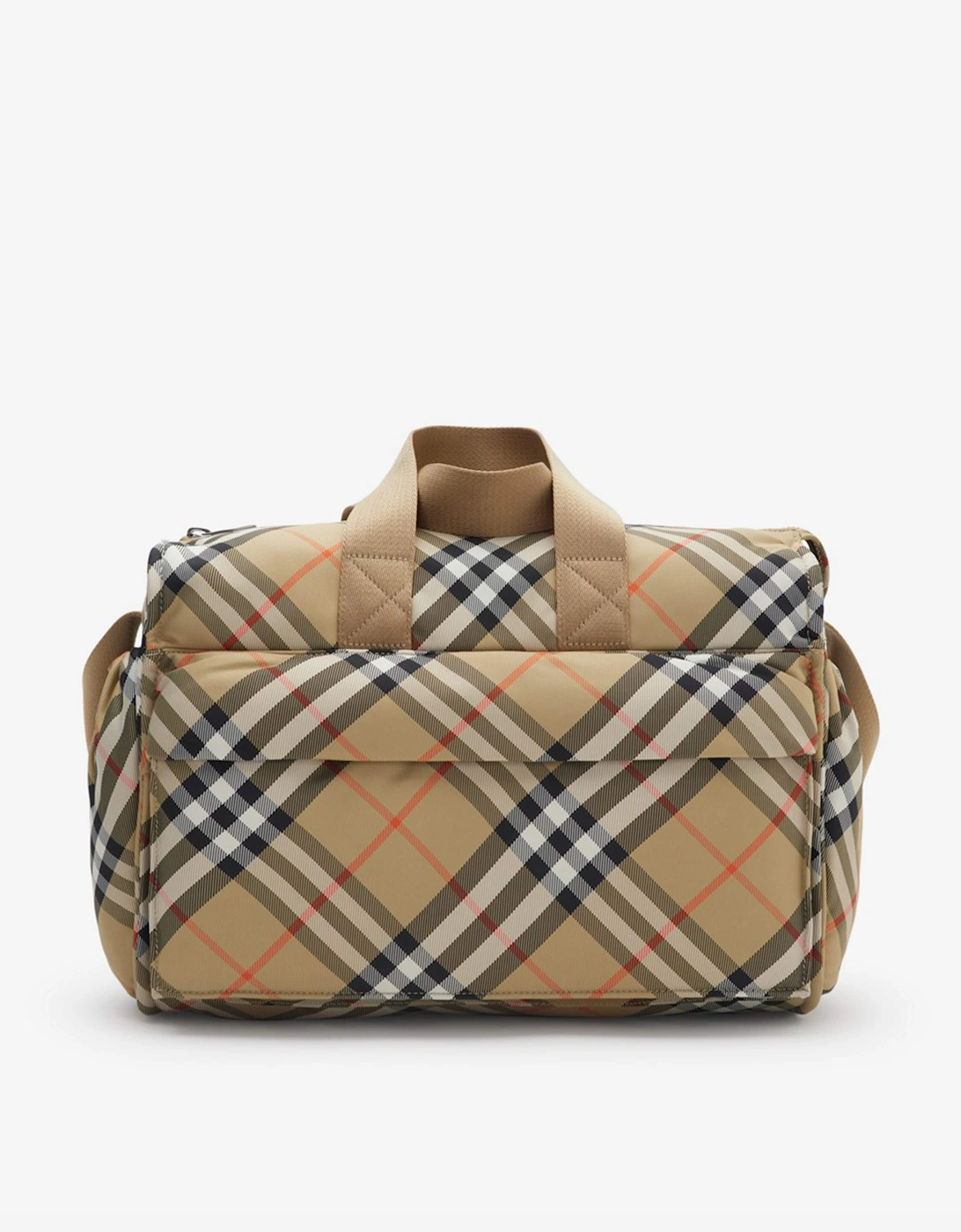 Girl's Burberry Baby Check Changing Bag in Beige (36cm) - Cream - Size: ONE size,