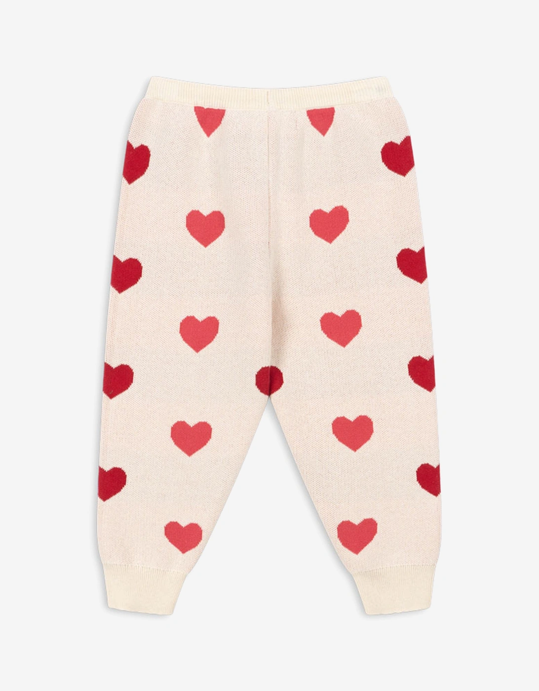 Girls Heart Lapis Knit Pants in Ivory