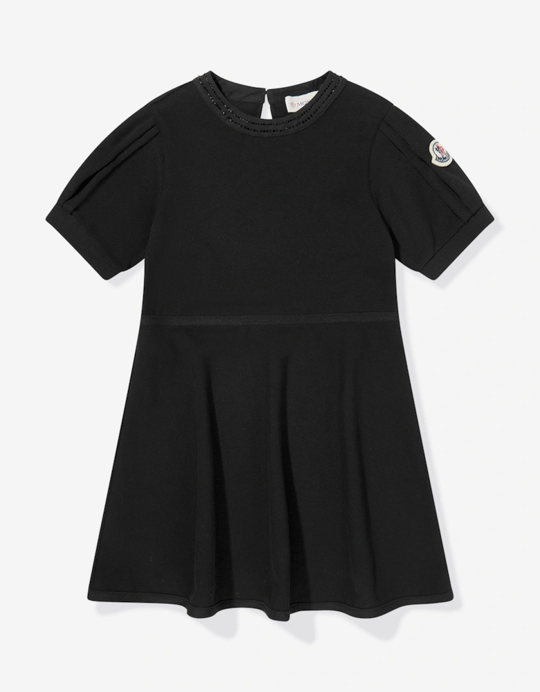 Girls Cotton Dress in Black