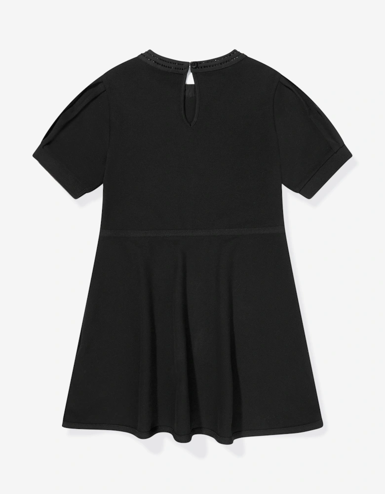 Girls Cotton Dress in Black