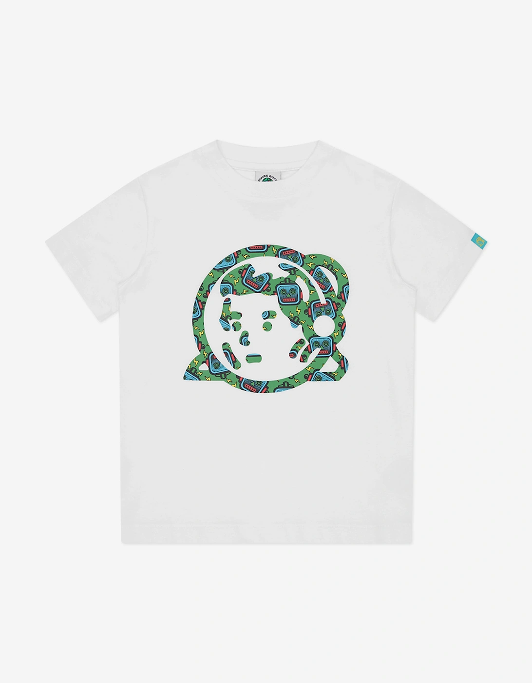 Boys Robot Fill Astro T-Shirt in White, 5 of 4