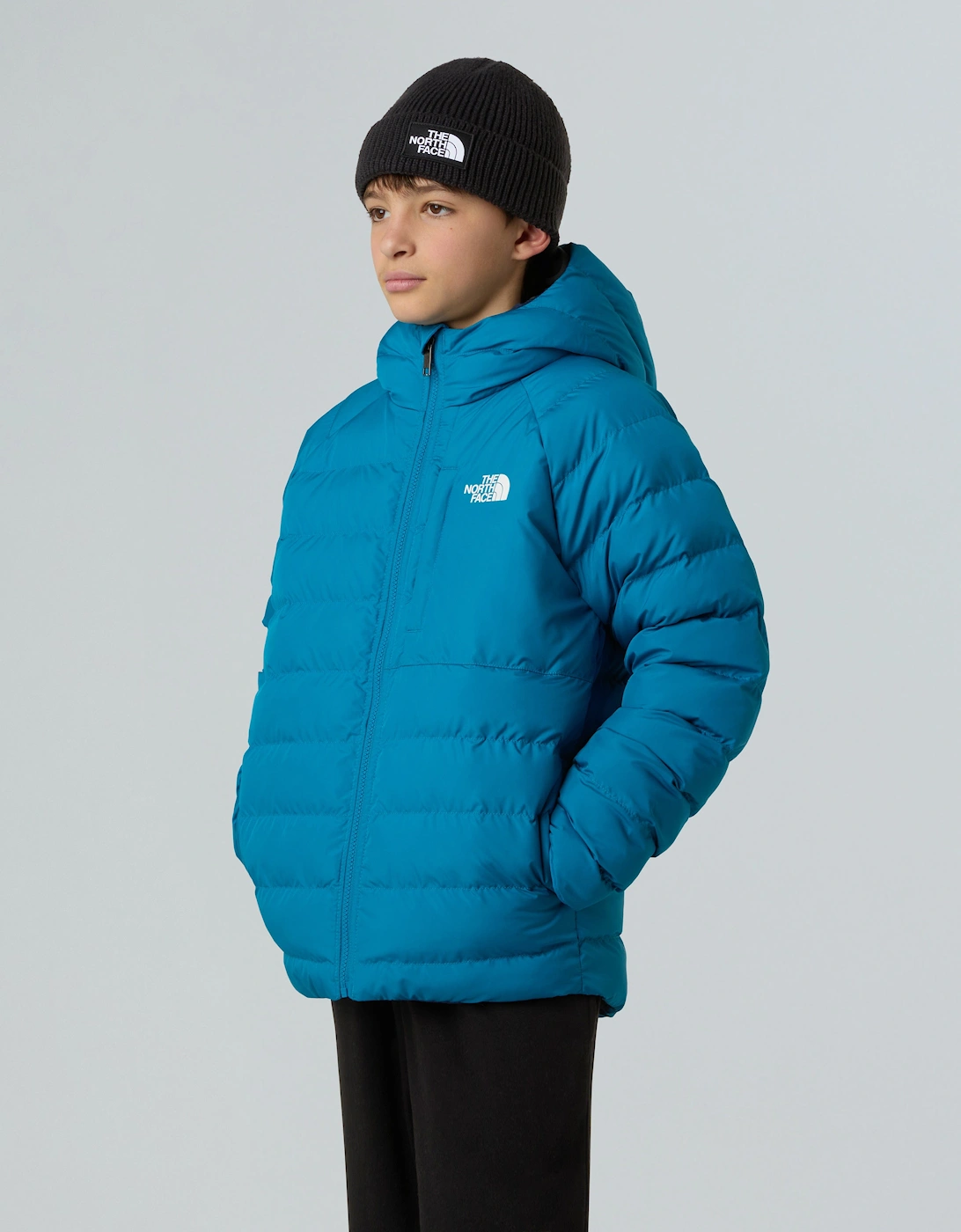 Boys Reversible Perrito Hooded Jacket in Blue