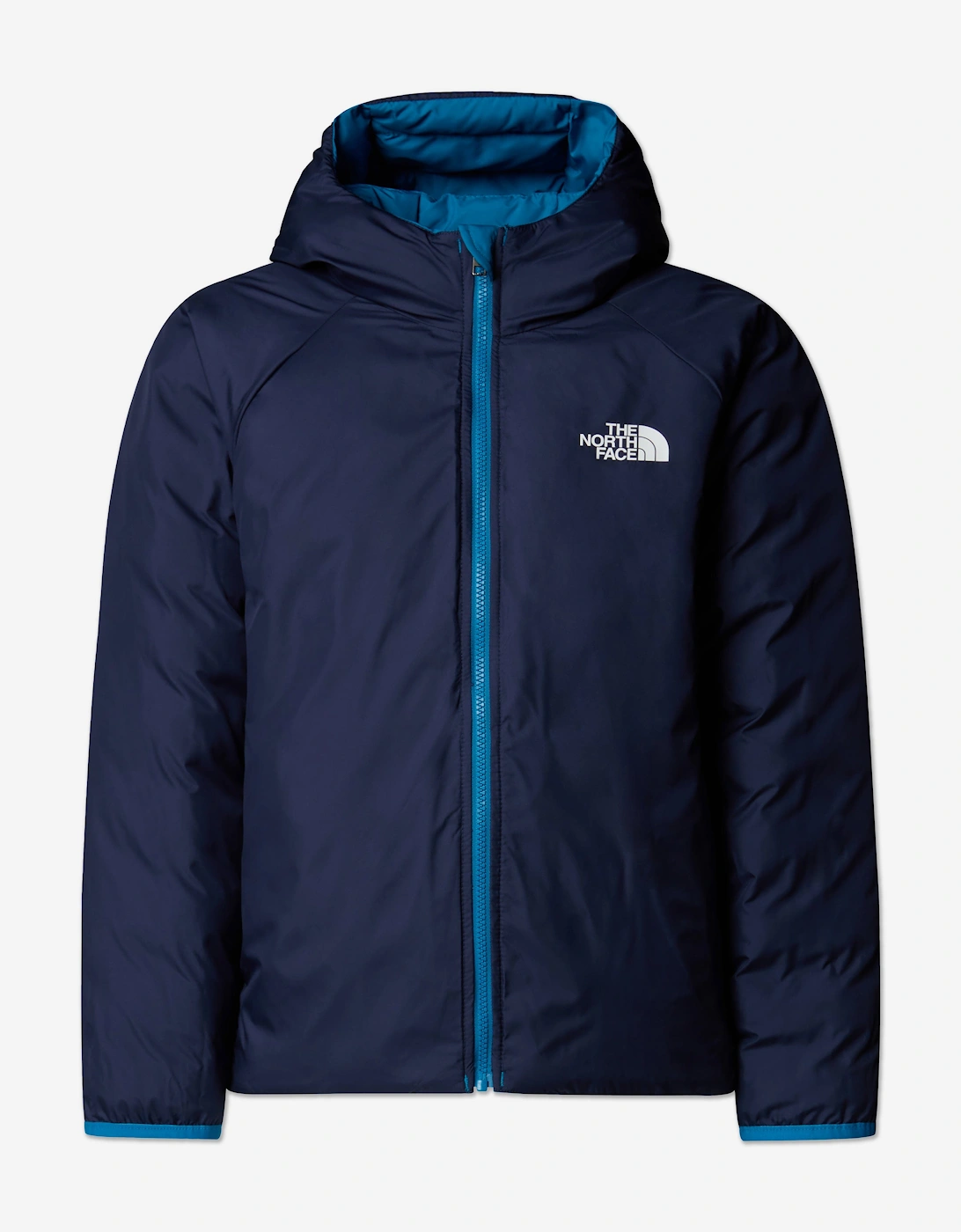 Boys Reversible Perrito Hooded Jacket in Blue