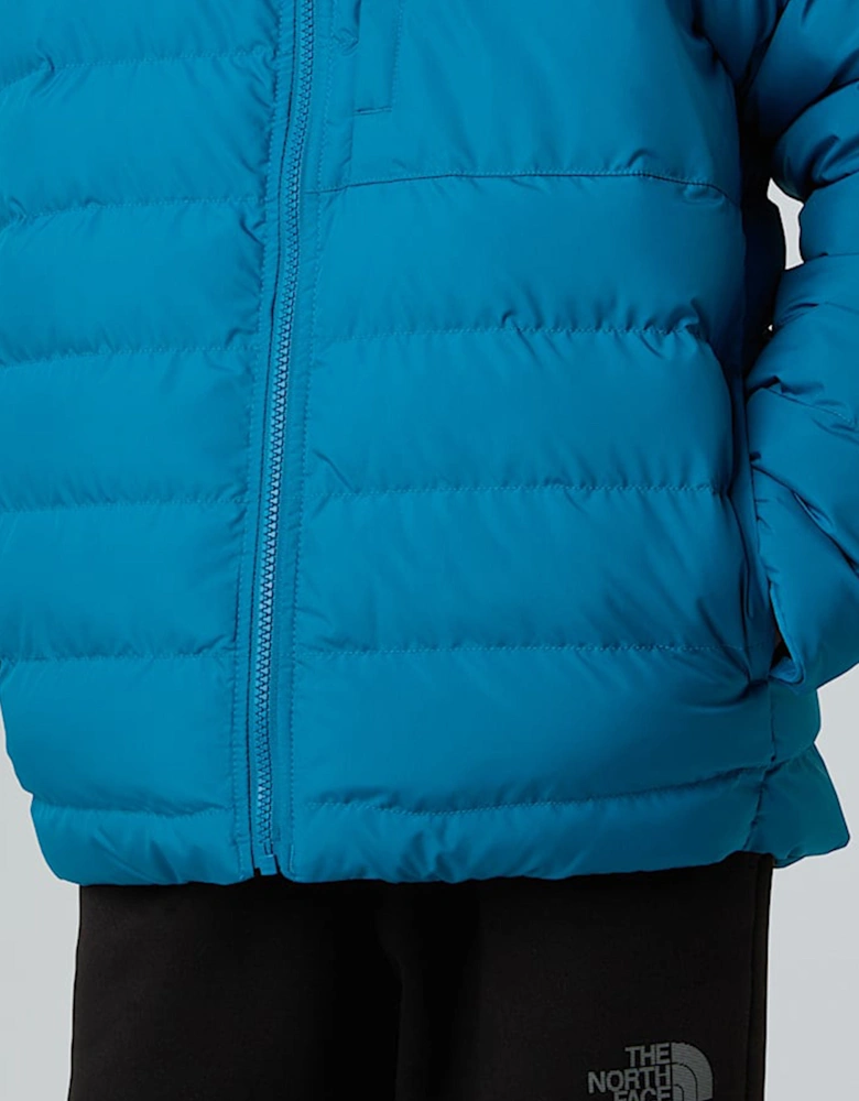 Boys Reversible Perrito Hooded Jacket in Blue