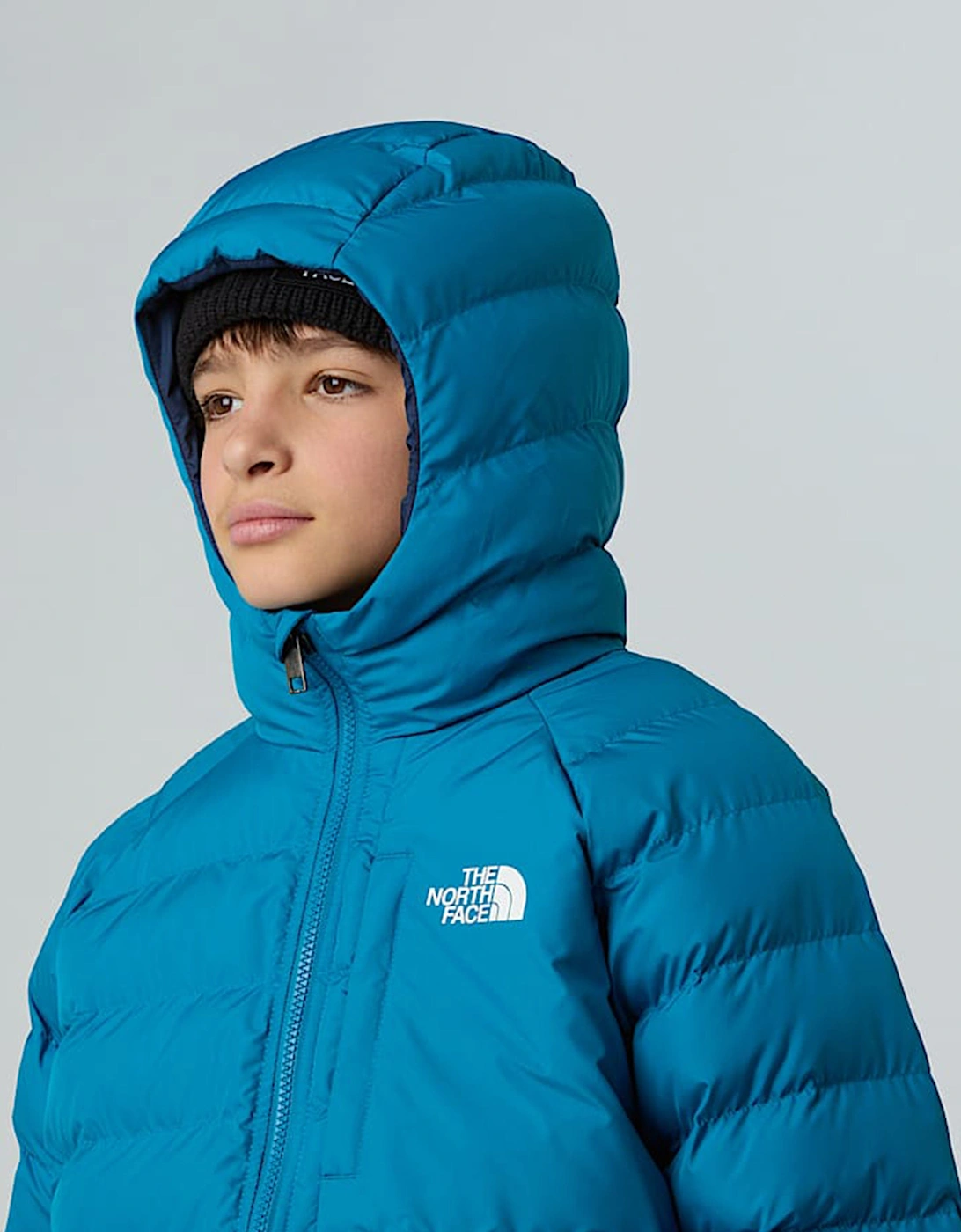 Boys Reversible Perrito Hooded Jacket in Blue