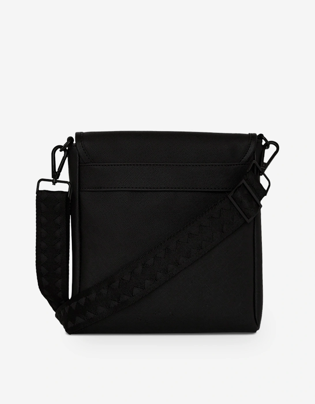 Kids Fly Knit Mouth Messenger Sling in Black (23cm)