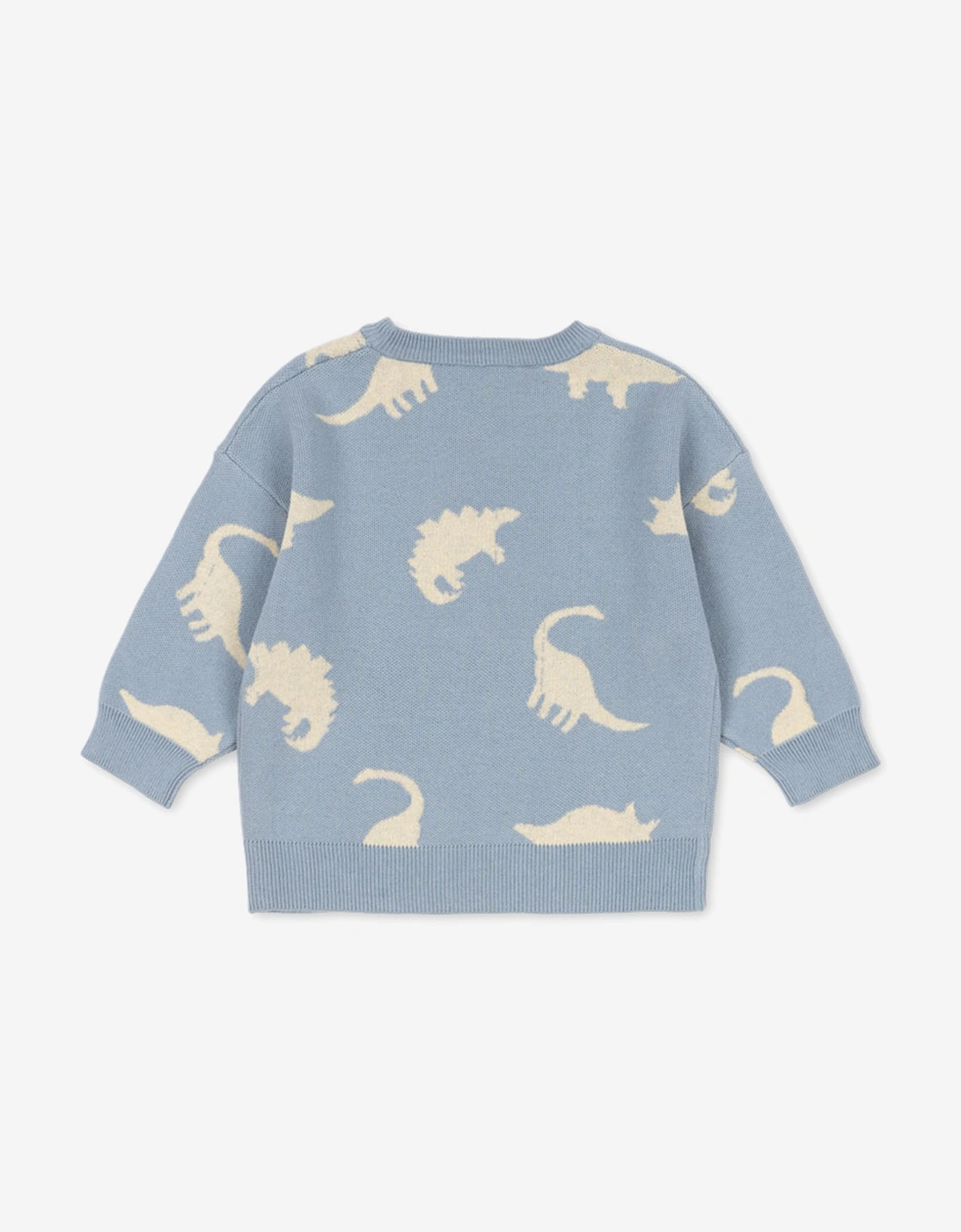 Boys Dino Lapis Knit Sweatshirt in Blue