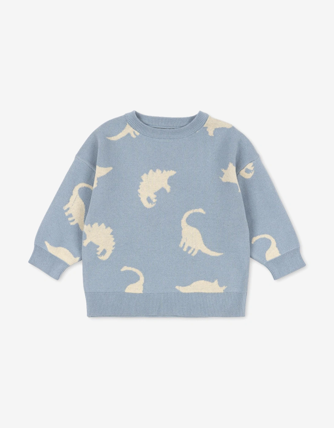 Boys Dino Lapis Knit Sweatshirt in Blue, 5 of 4