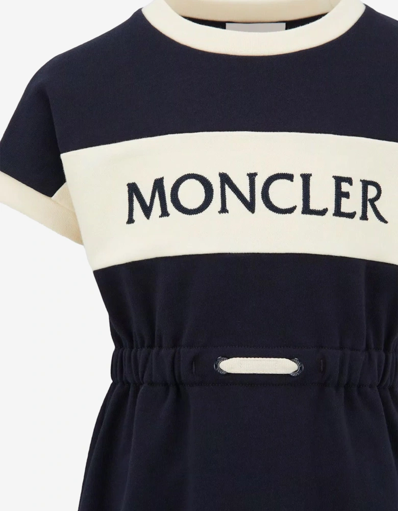 Enfant Girls Logo T-Shirt Dress in Black