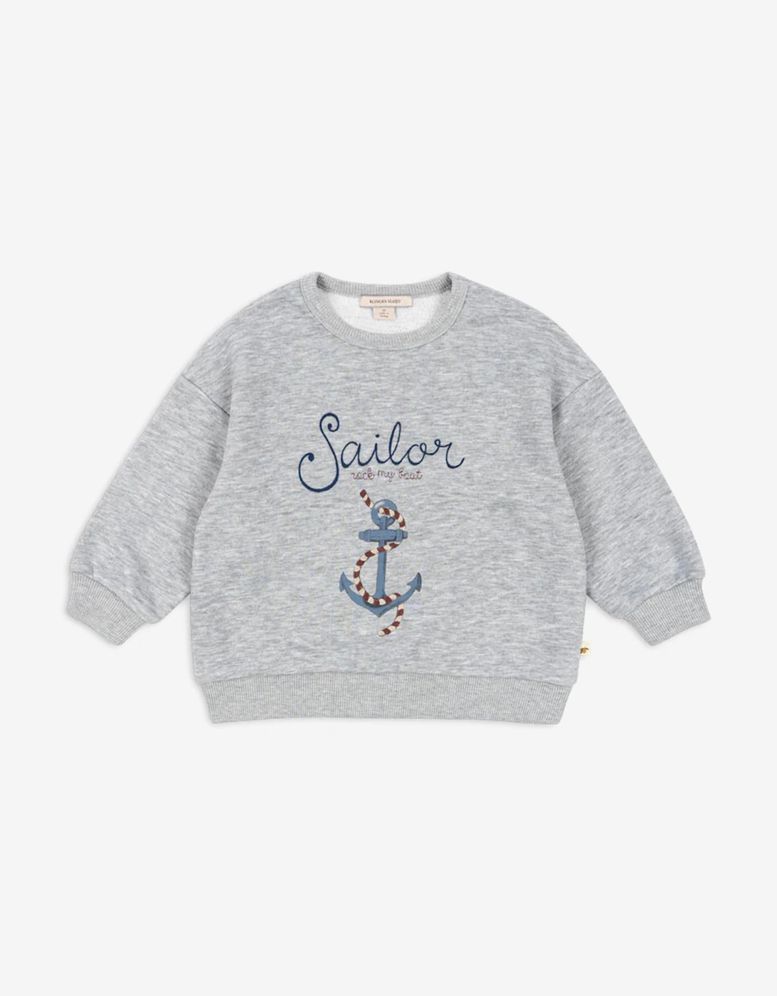 Kids Lou Sailor Sweatshirt in Grey, 5 of 4