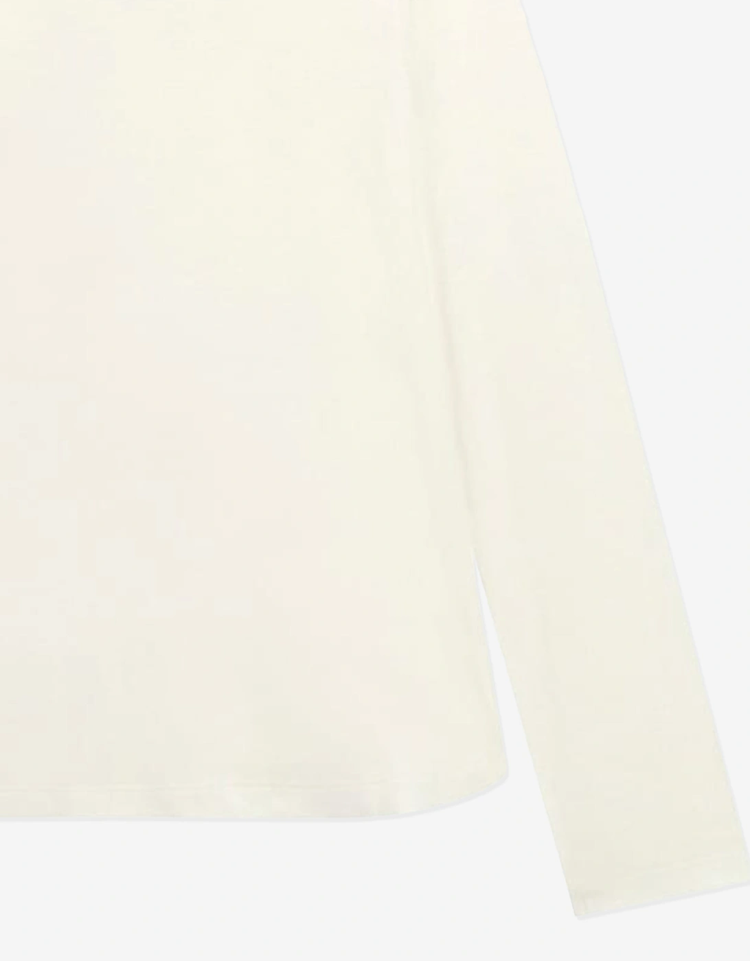 Girls Long Sleeve Logo T-Shirt in White