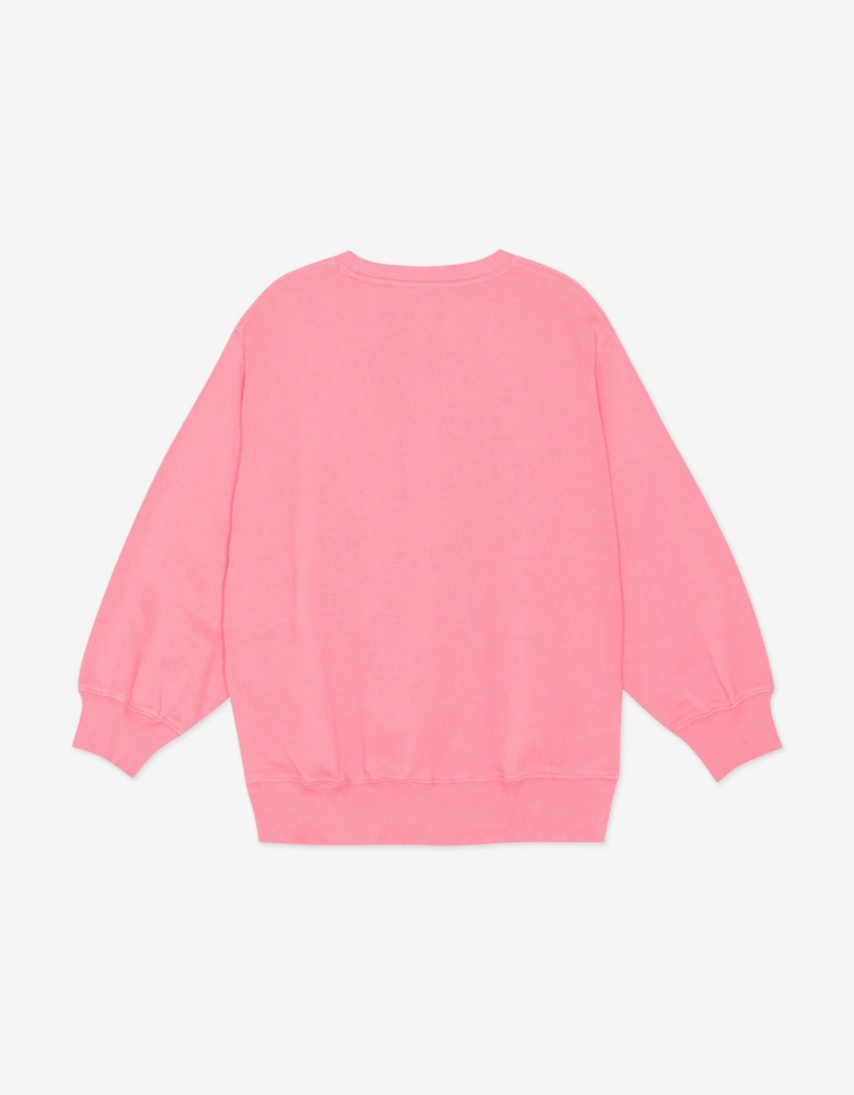 Girls Be Happy Sweatshirt in Pink