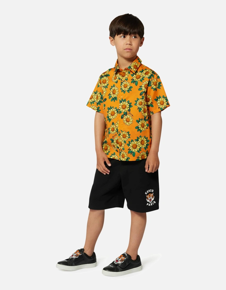 Kids Tiger Trainers in Grey