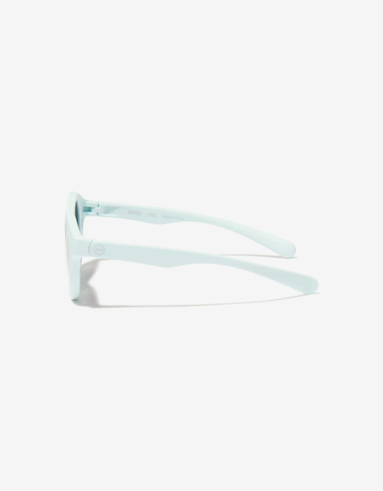 Kids Retro Mini Sunglasses in Blue
