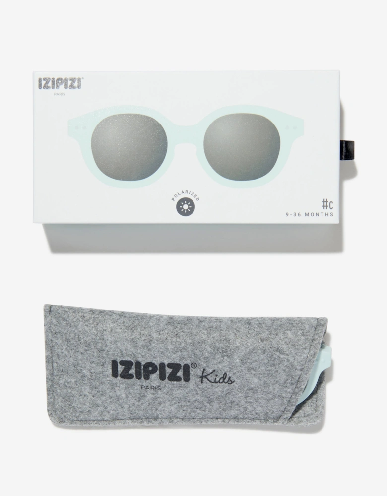 Kids Retro Mini Sunglasses in Blue