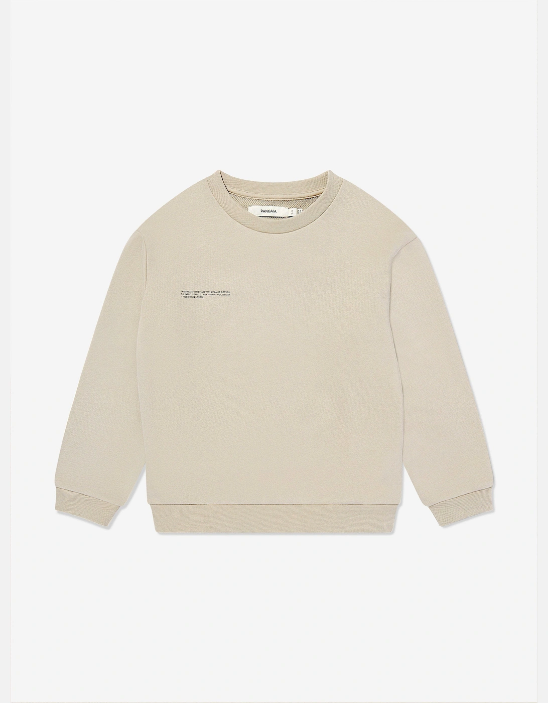 Boy's PANGAIA Kids 365 Midweight Sweatshirt in Beige - Cream - Size: 11 years/12 years
