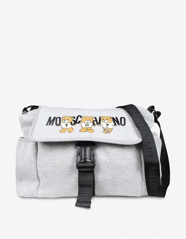 Baby Bear Logo Changing Bag in Grey (40cm)