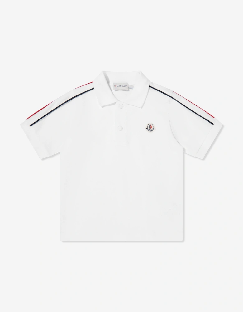 Boys Logo Short Set in White