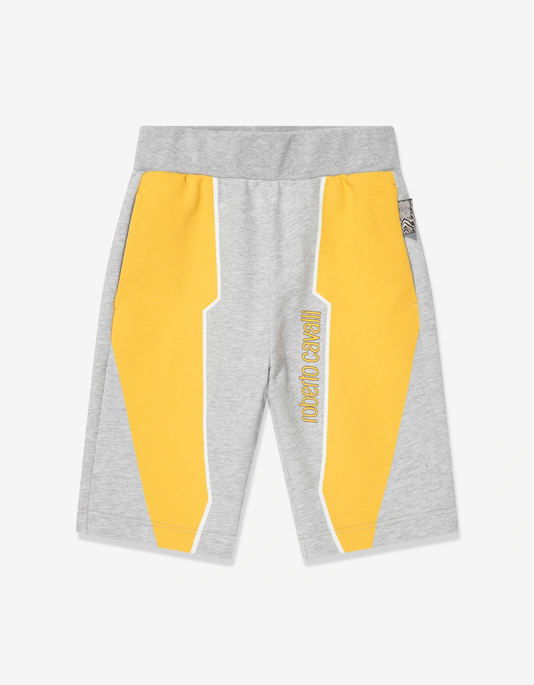 Roberto Cavalli Boys Grey  Logo Shorts  - Size 6 Years Kids