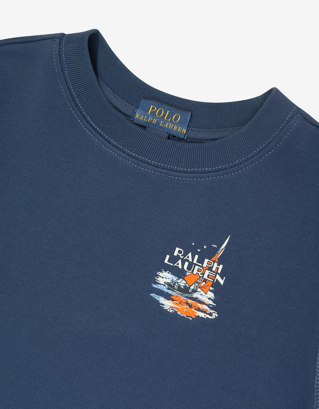 Boys Branded Sweatshirt in Navy