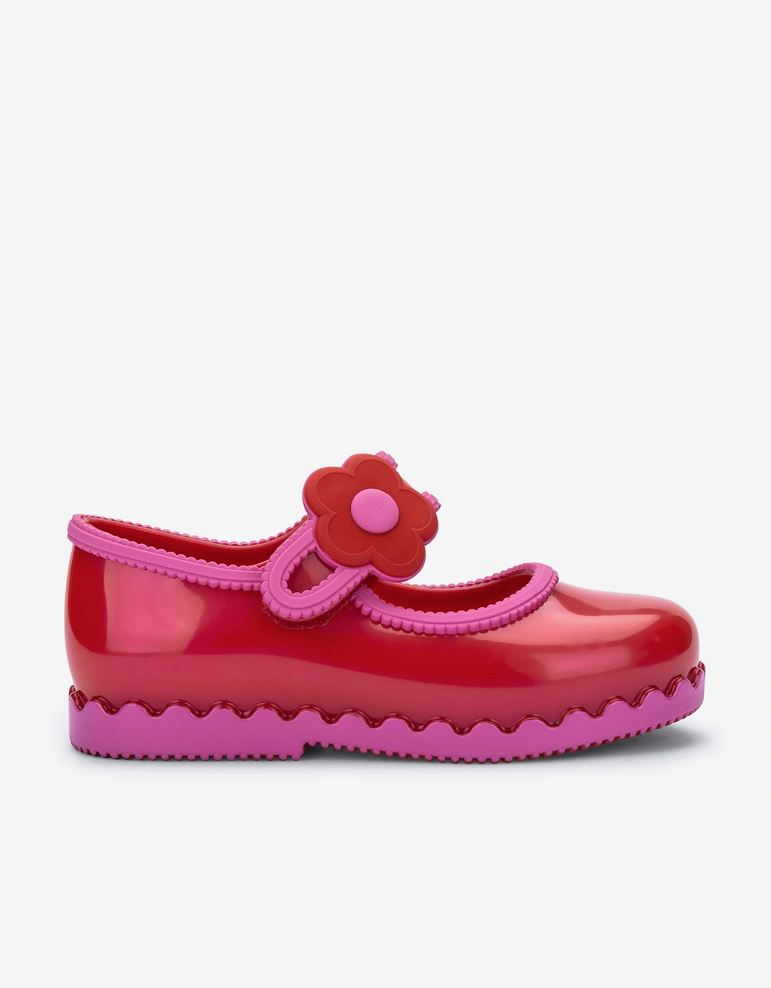MINI MELISSA Girl's Girls Hip Ballerinas in Red - Size: 9