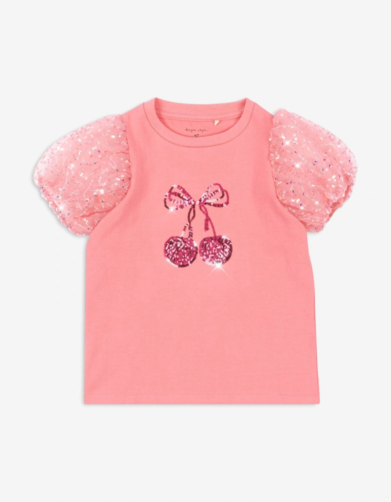 Girls Ballerina T-Shirt in Pink