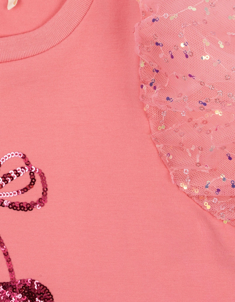 Girls Ballerina T-Shirt in Pink