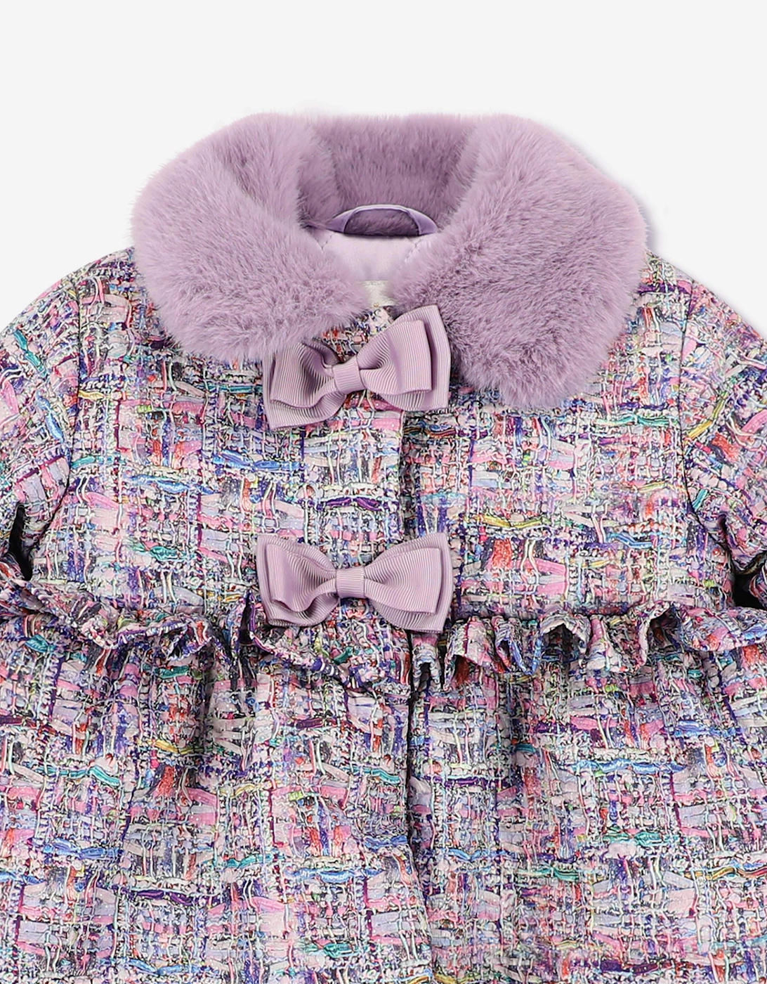 Angels Face Baby Girls Harmony Coat in Purple