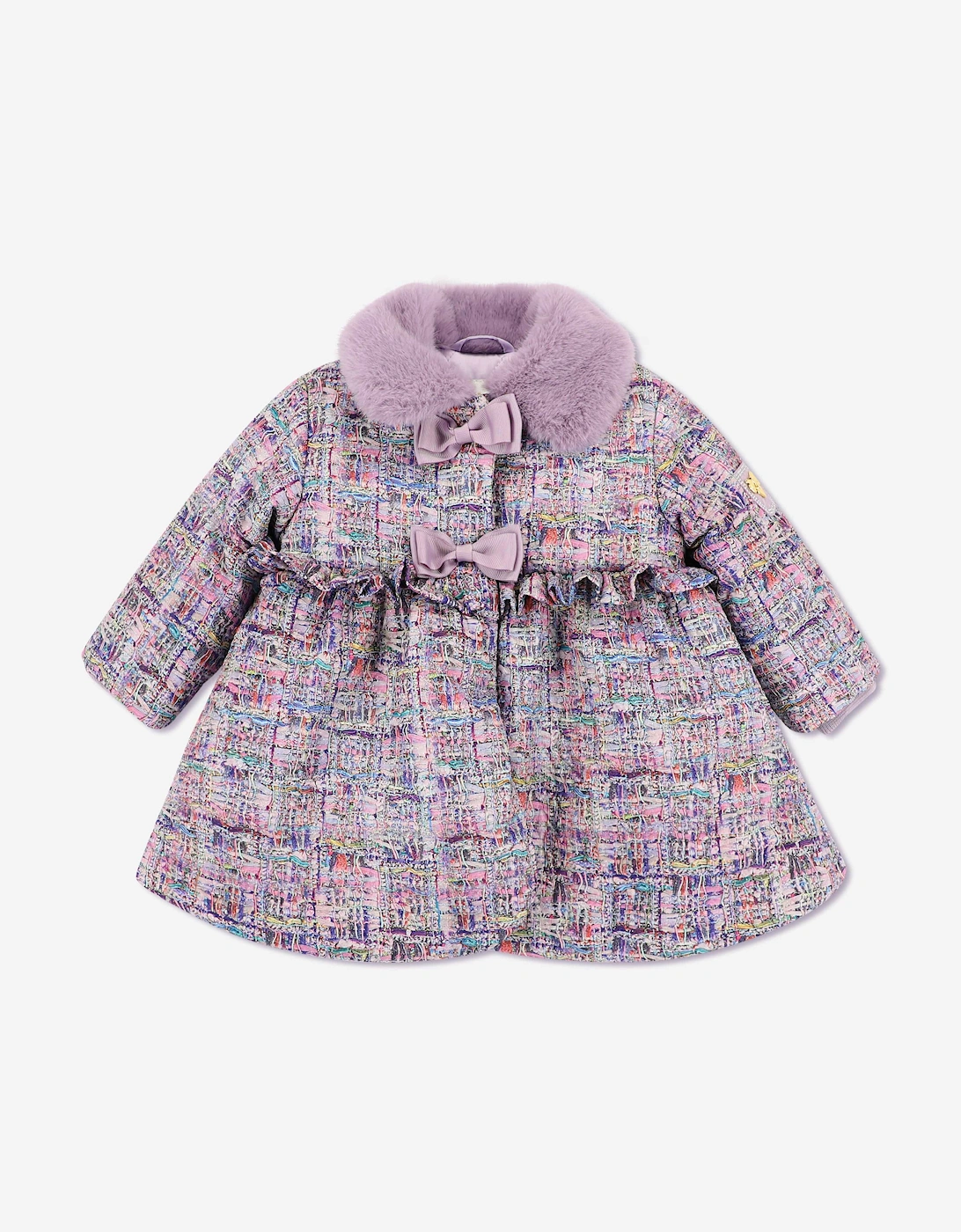Angels Face Baby Girls Harmony Coat in Purple, 5 of 4