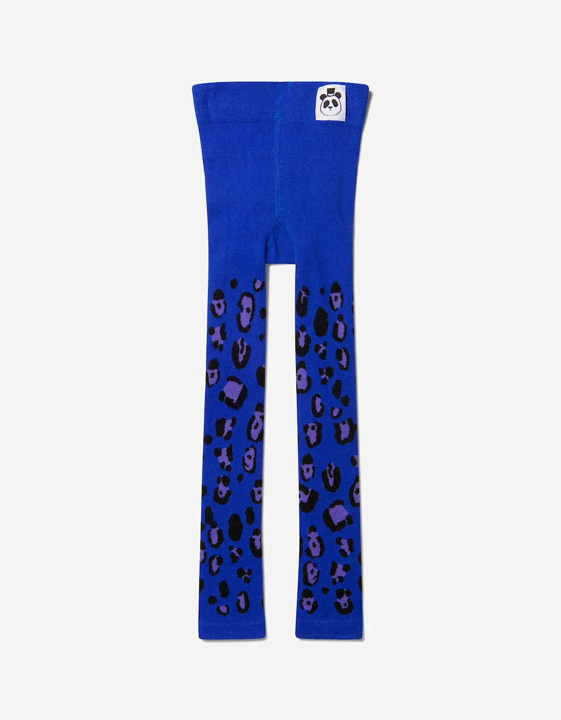 Girls Organic Cotton Leopard Leggings (2 Pack) in Multicolour