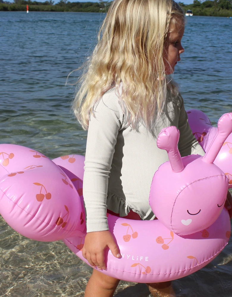 Girls Tube Pool Ring Cotton Candy Cherry in Pink (106cm)