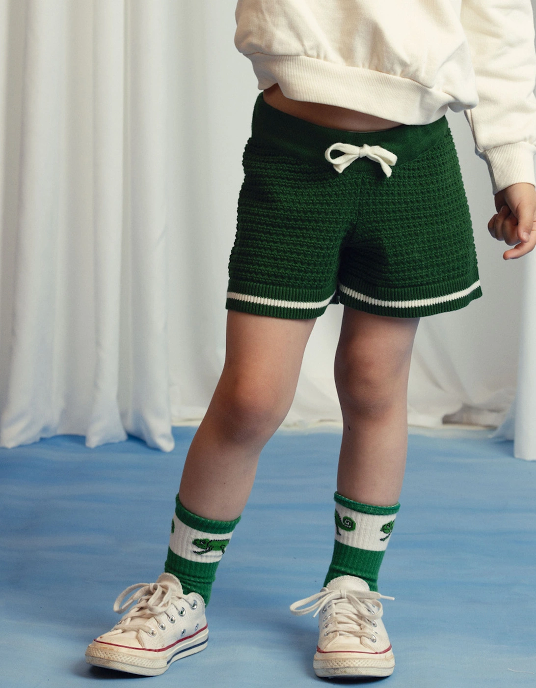 Boys Lizard Socks in Green
