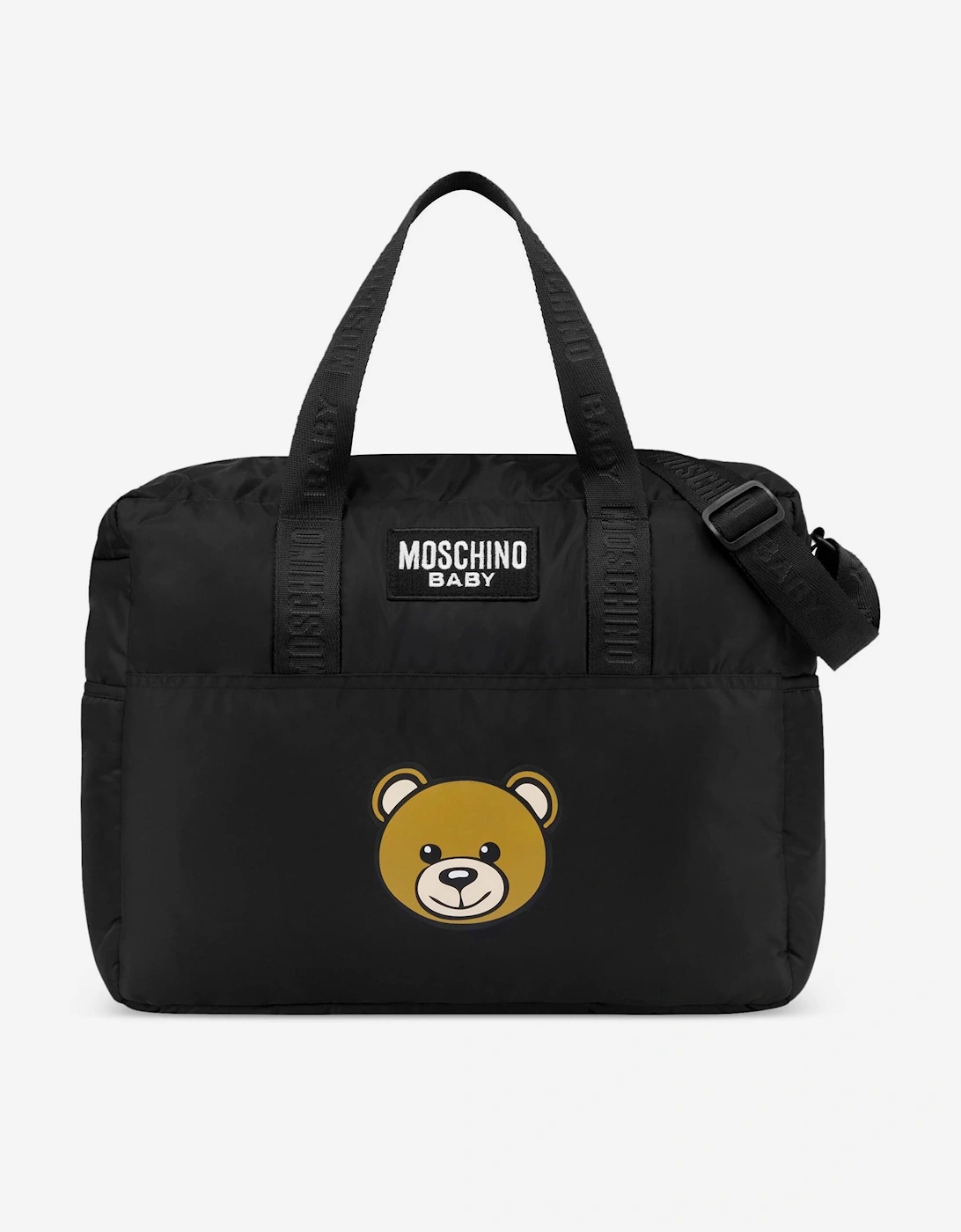 Baby Bear Logo Changing Bag in Black (40cm), 5 of 4