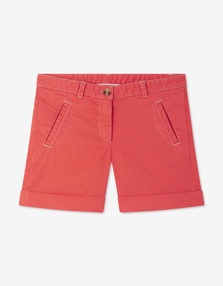 Girls Elista Shorts in Red