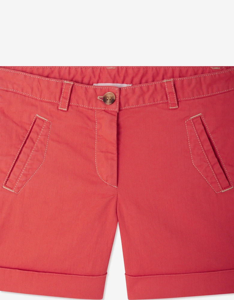 Girls Elista Shorts in Red