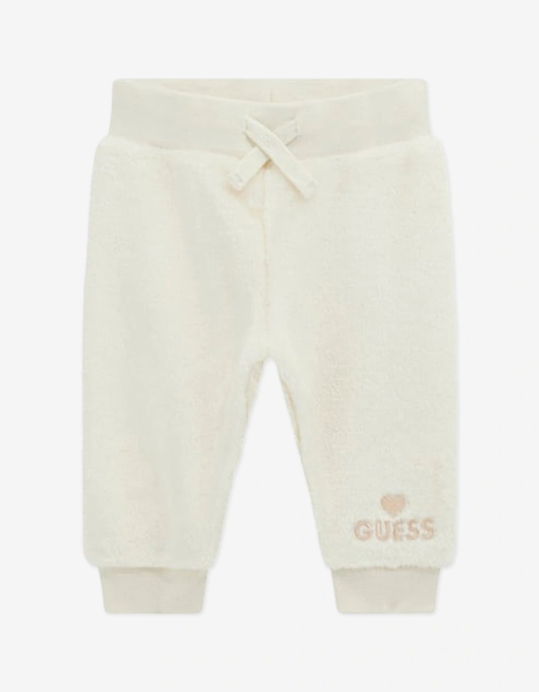 Baby Girls 3 Piece Tracksuit Set in Ivory