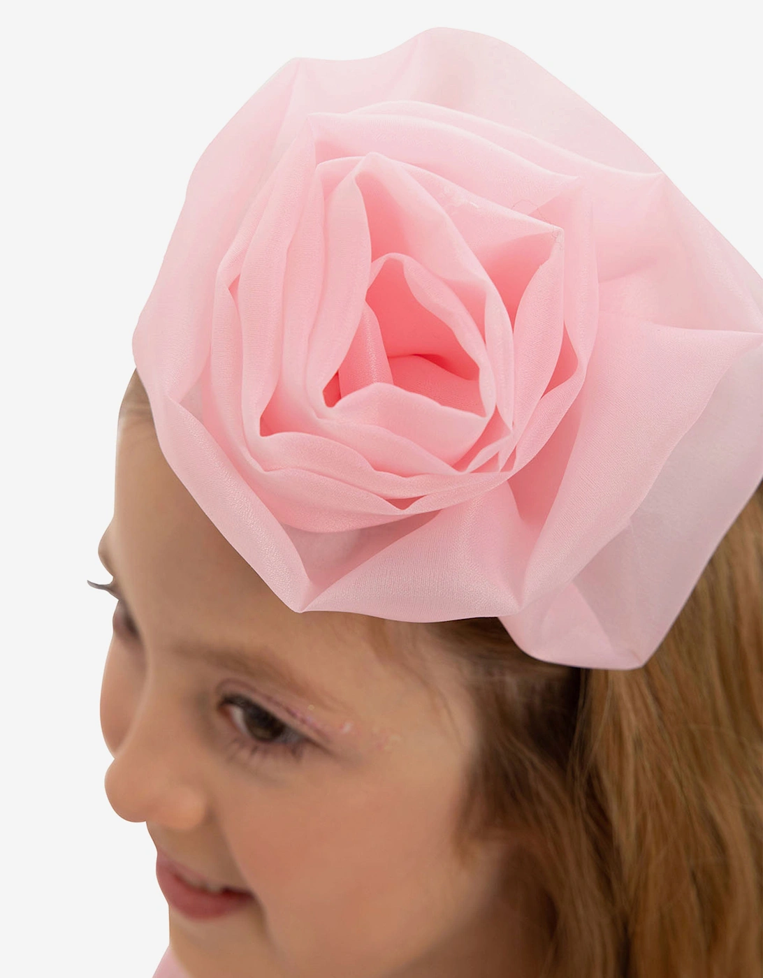 Girls Dress with Headband in Pink