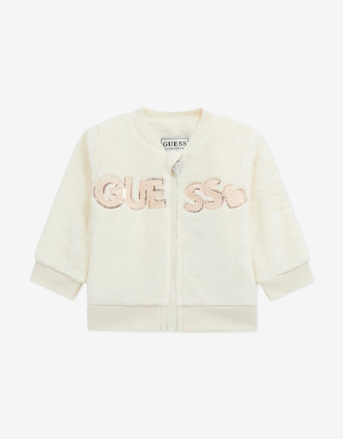 Baby Girls 3 Piece Tracksuit Set in Ivory