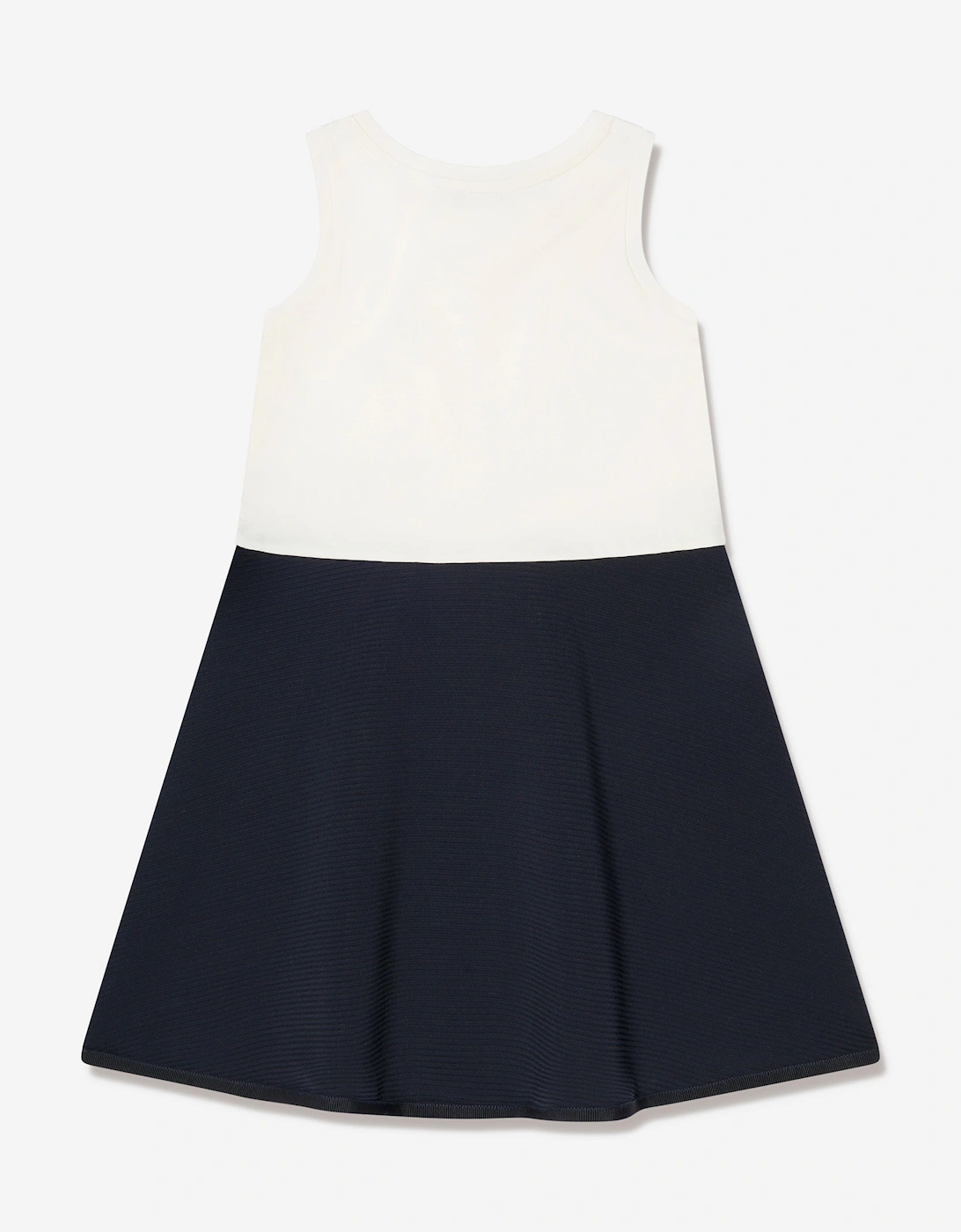 Enfant Girls Colourblock Dress in Navy