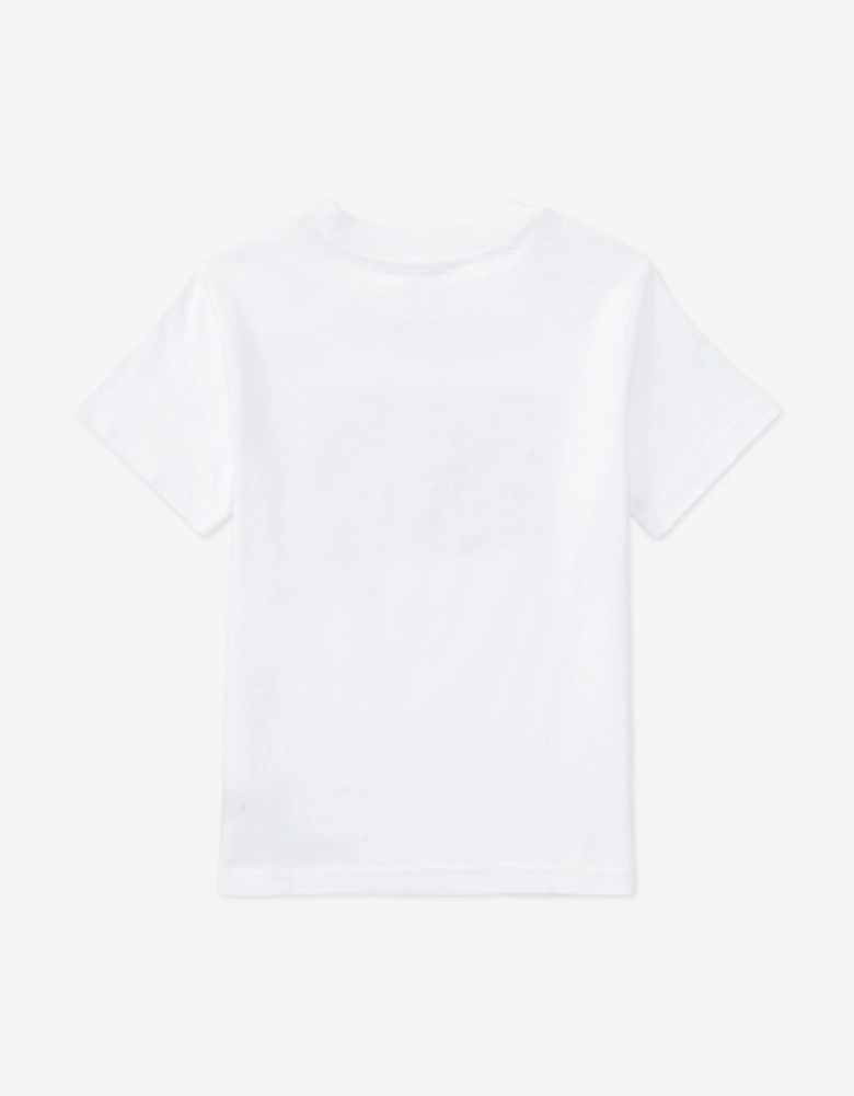 Boys Jersey Flag T-Shirt in White