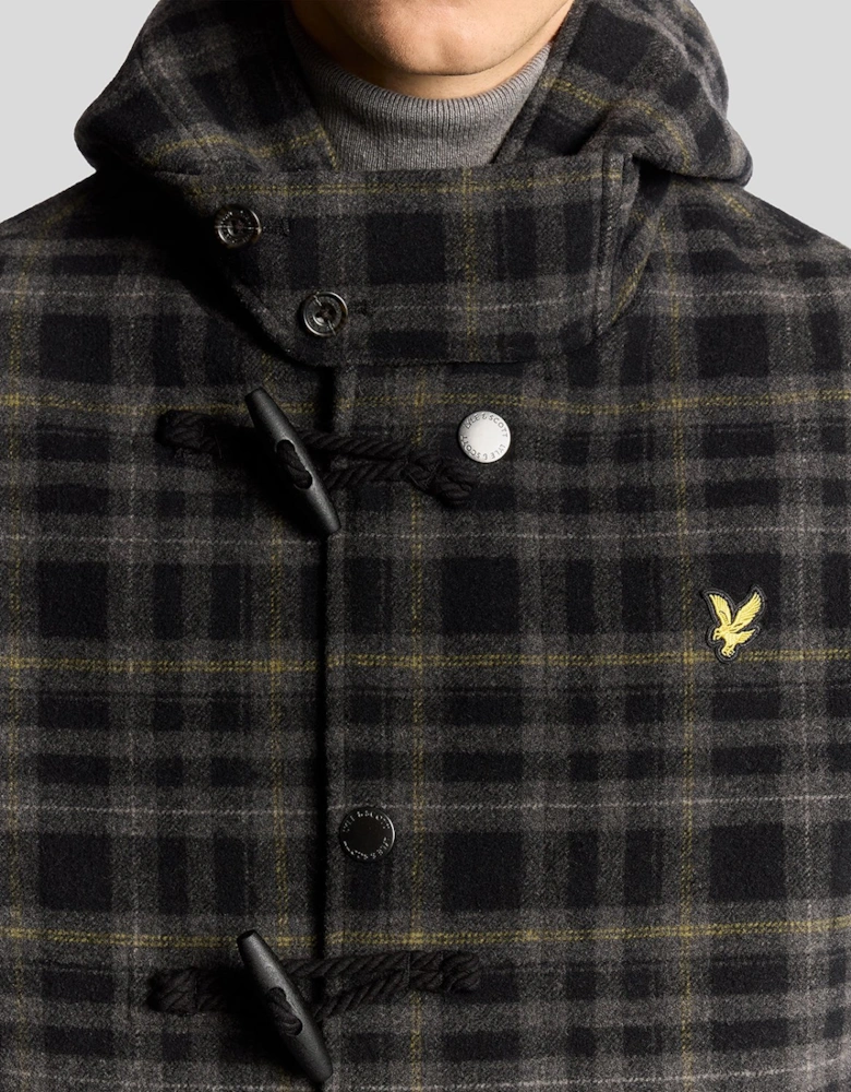 Modular Tartan Duffle Coat