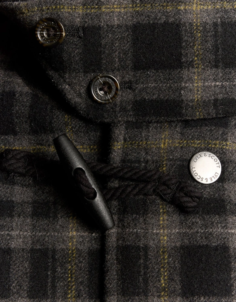 Modular Tartan Duffle Coat