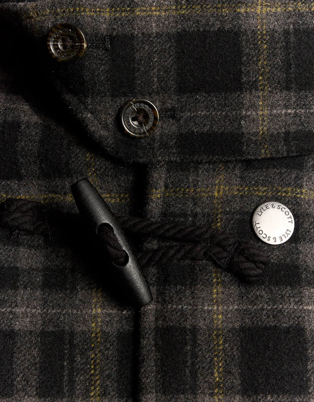 Modular Tartan Duffle Coat