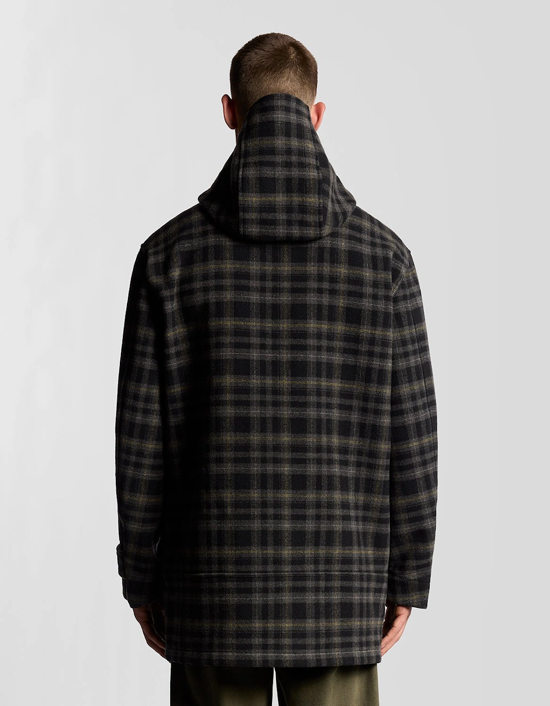 Modular Tartan Duffle Coat