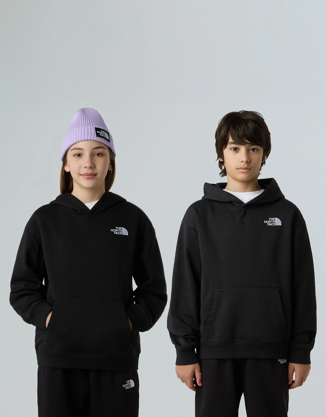 Kids Essential Oversized Hoodie in Black