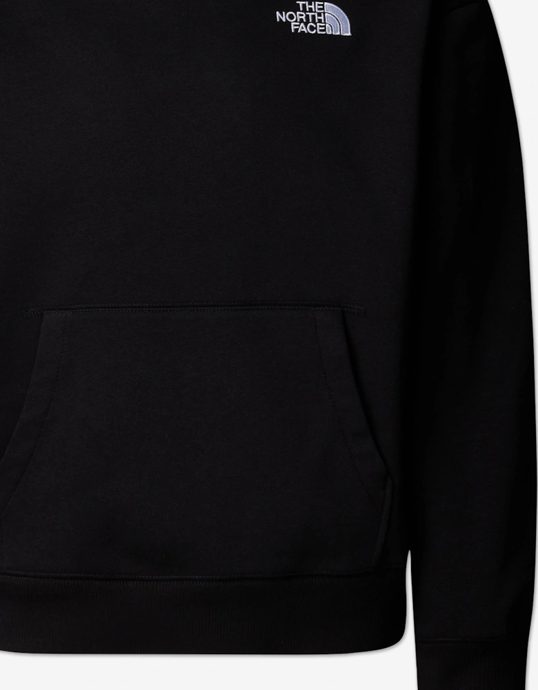 Kids Essential Oversized Hoodie in Black