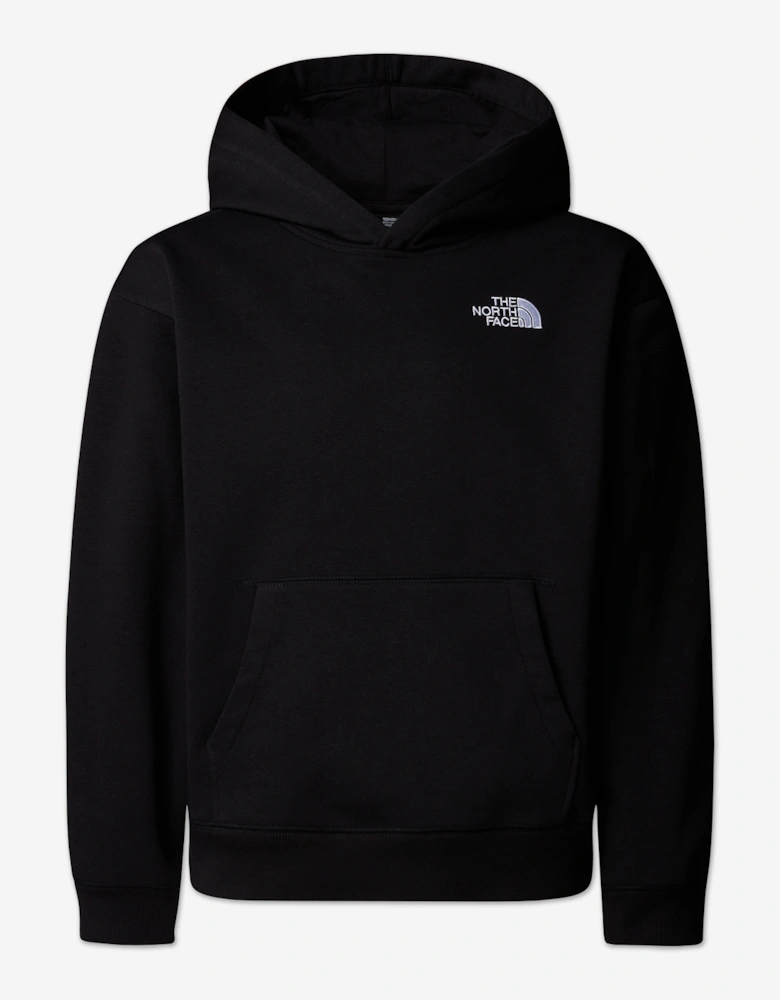 Kids Essential Oversized Hoodie in Black