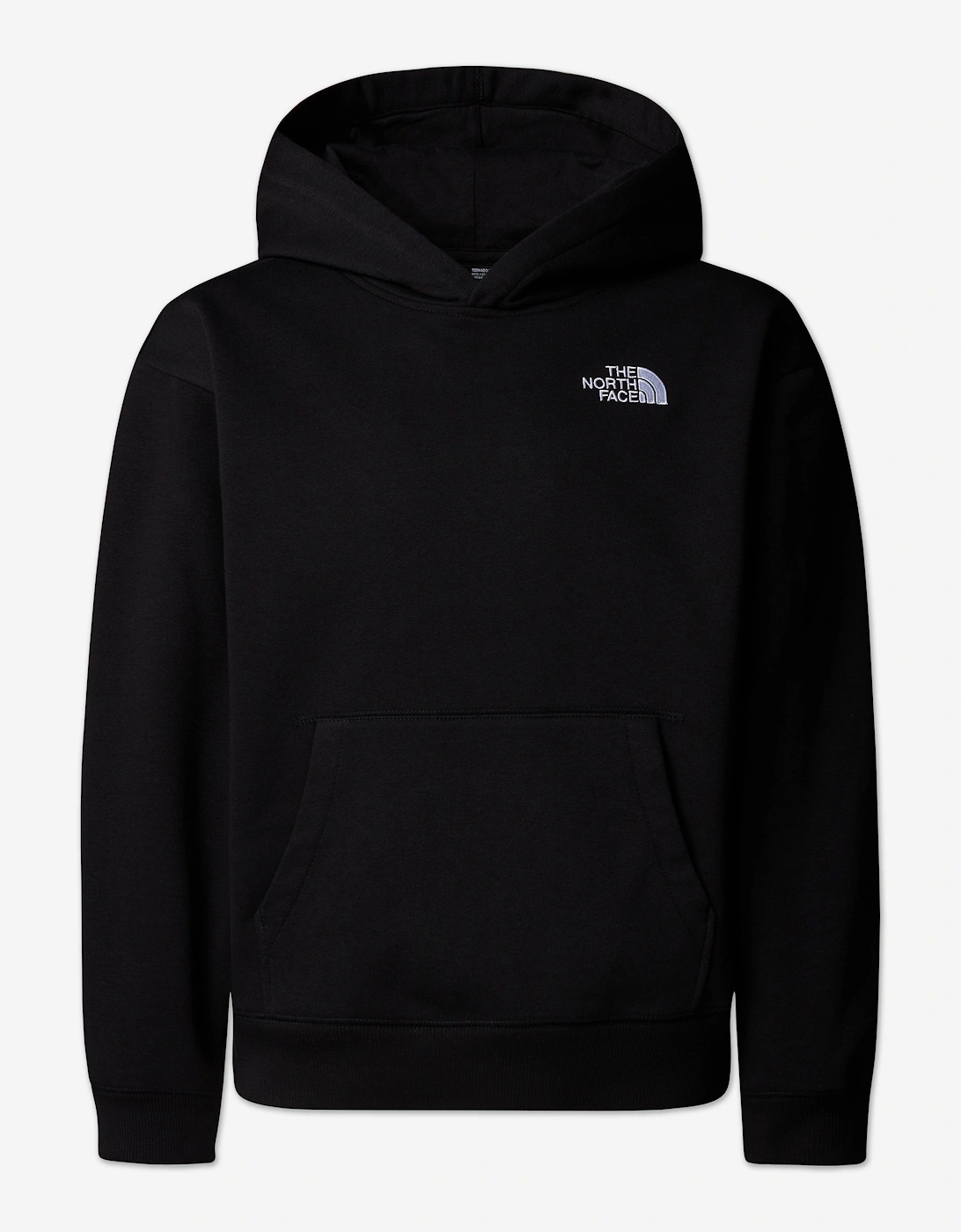 Kids Essential Oversized Hoodie in Black, 5 of 4